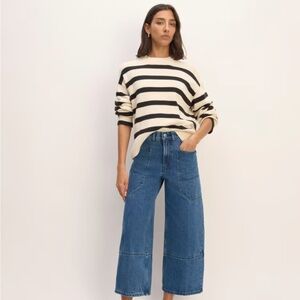 Everlane way-high cropped Gardener jeans size 27